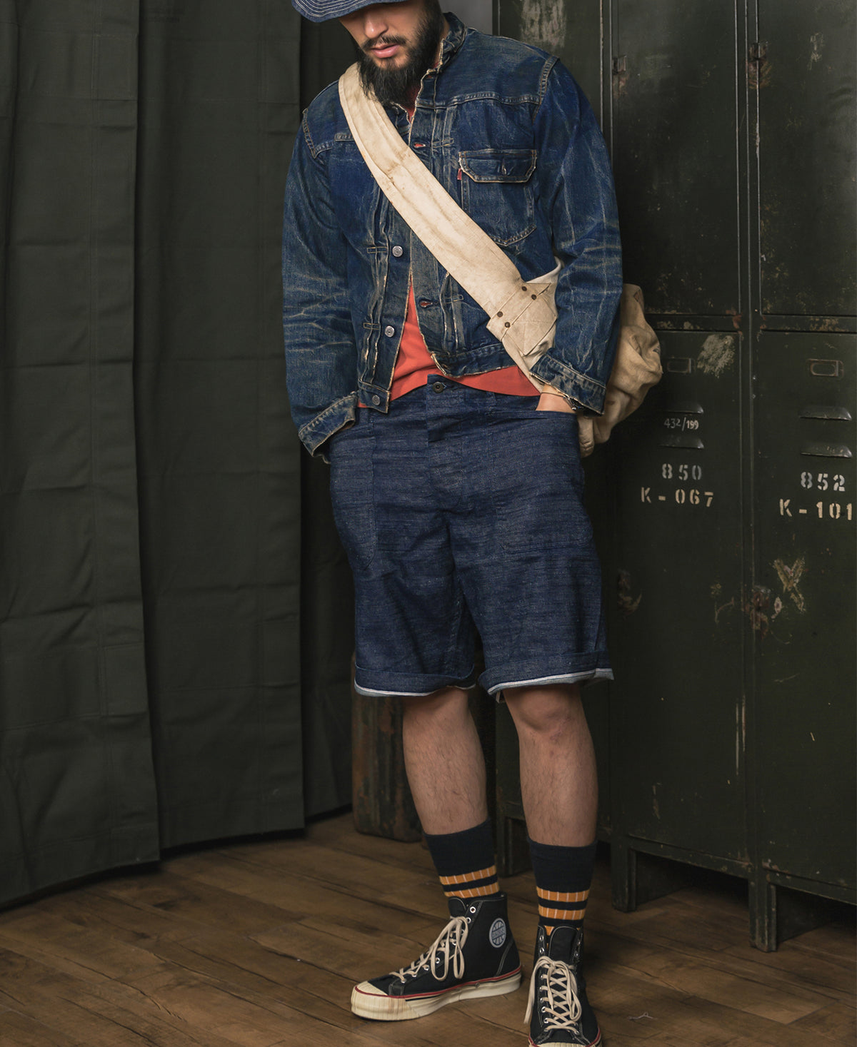 1940s WWII USN 10.5 oz Denim Dungaree Deck Shorts