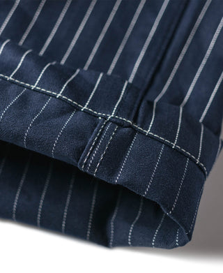 Lot 952 HBT Striped Mechanic Pants - Navy