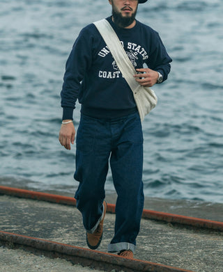 21 oz USCG Reverse Weave Sweatshirt