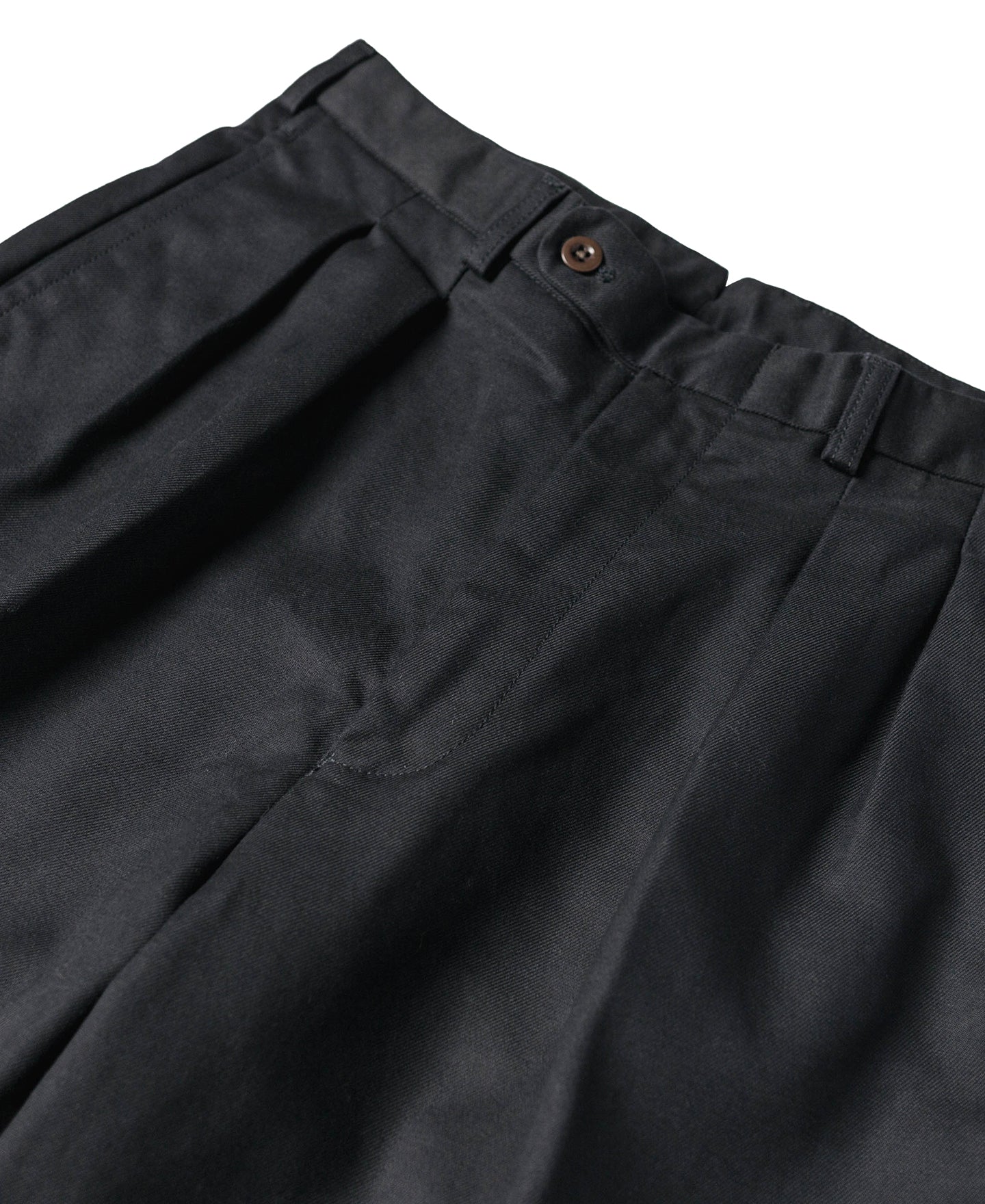 Lot 962 1960s 15 oz Cotton Black Double Pleated Pants | Bronson